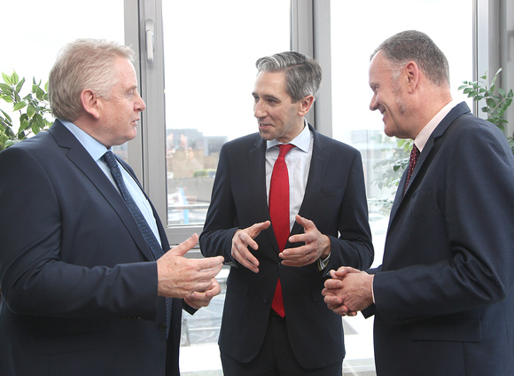 Simon Harris with Ryan hanley and Stantec directors
